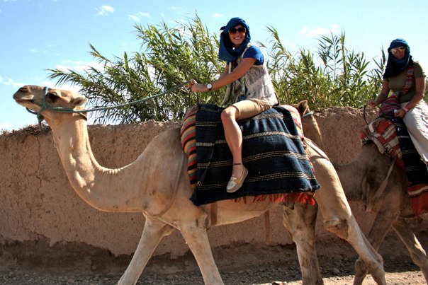 camel ride in Marrakech Morocco