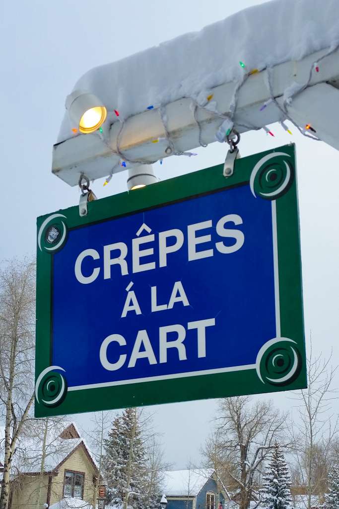 Crepes a la Cart Breckenridge Colorado