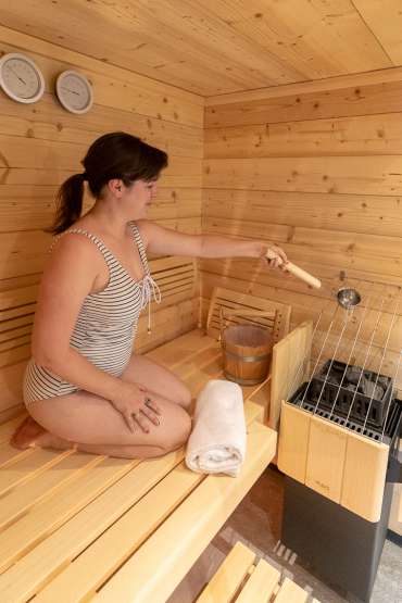 Finnish Dry Sauna Lapland Finland