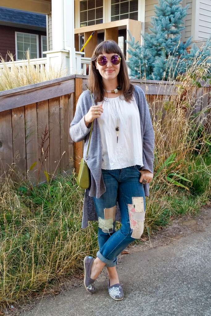 Young Woman Shopping in Portland Oregon
