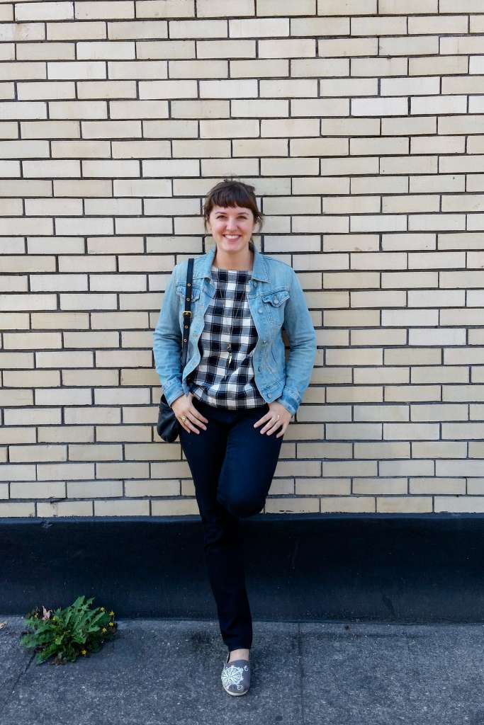 Young Woman Shopping in Portland Oregon