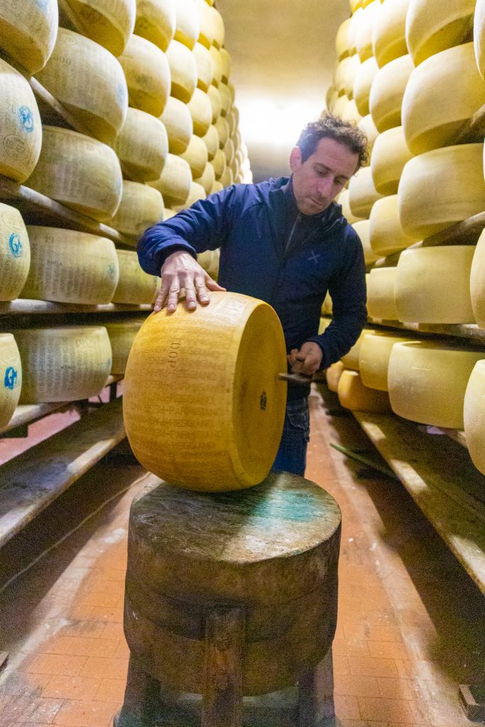 Parmesan Cheese Making Process Parma Italy