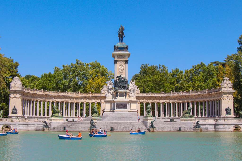 Retiro Park Madrid Spain