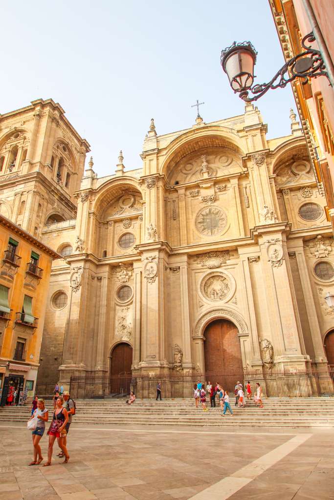 Street Scenery in Granada Spain